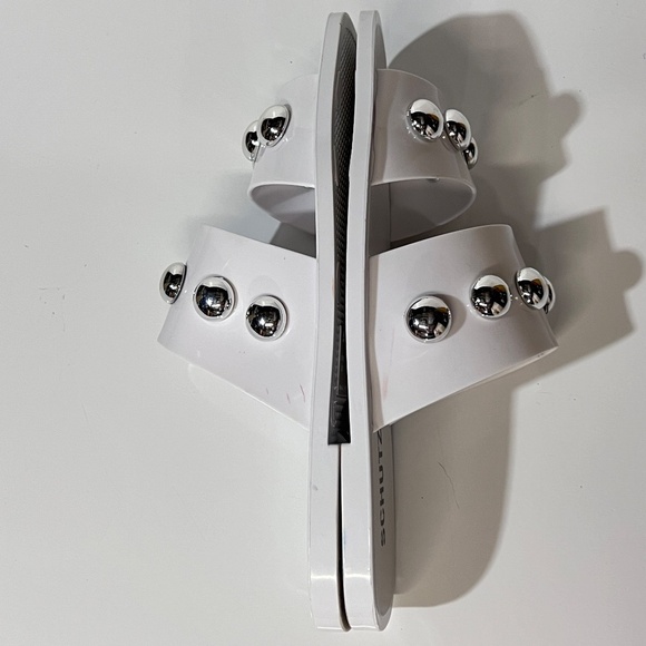 🛍️SCHUTZ  Jelly lizzie slide studded sandals size 8‎ - Picture 6 of 11